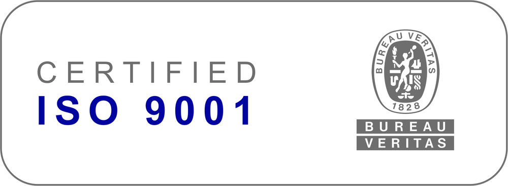 Marca de Certificação Bureau Veritas – Certified ISO 9001 – Torg Metal